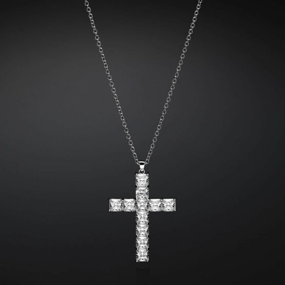 CHIARA FERRAGNI CLASSIC J19AWC17 Ασημένιο Κολιέ Με Σταυρό