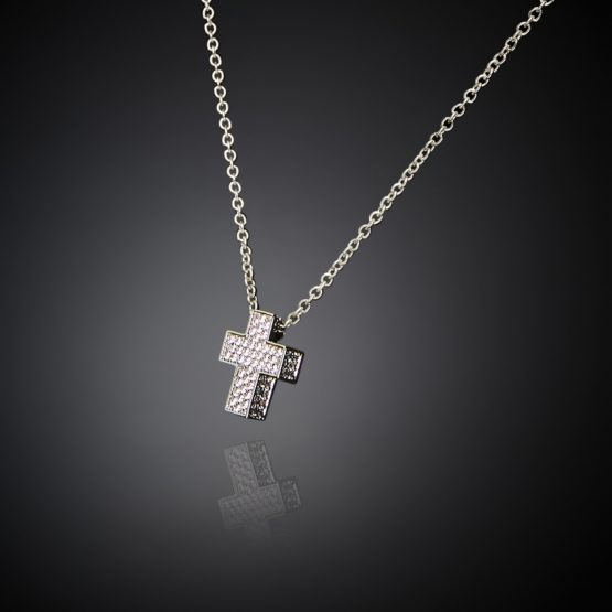 CHIARA FERRAGNI CROCI J19AWC01 Χρυσό Κολιέ Σταυρός Με Πέτρες_2