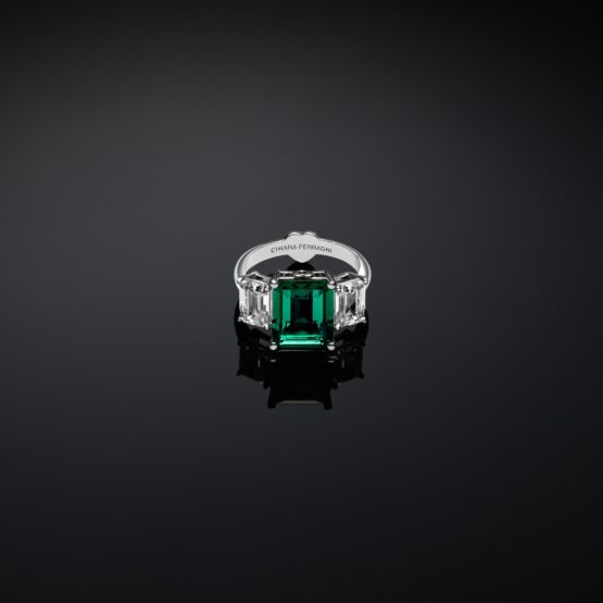 CHIARA FERRAGNI EMERALD J19AWJ050-No.18 Ασημένιο Δαχτυλίδι Με Πράσινη Πέτρα_2