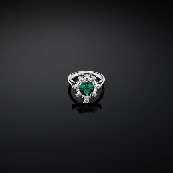 CHIARA FERRAGNI EMERALD J19AWJ210-No.16 Ασημένιο Δαχτυλίδι Με Πράσινη Πέτρα_3