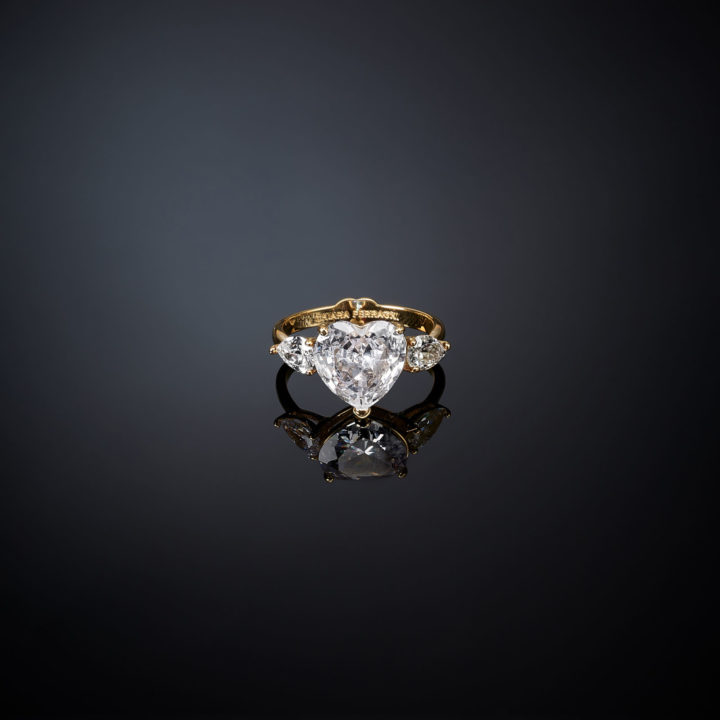 CHIARA FERRAGNI FIRST LOVE J19AUV320-No.12 Χρυσό Δαχτυλίδι Με Καρδιά 3