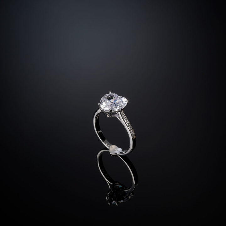CHIARA FERRAGNI FIRST LOVE J19AVF010-No.14 Ασημένιο Δαχτυλίδι Με Διάφανη Καρδιά_1 (4)