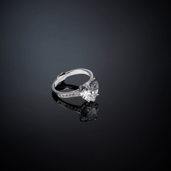 CHIARA FERRAGNI FIRST LOVE J19AVF01010 Ασημένιο Δαχτυλίδι Με Διάφανη Καρδιά 3