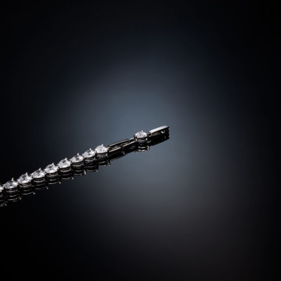 CHIARA FERRAGNI INFINITY LOVE J19AUV19 Ασημένιο Βραχιόλι Με Καρδιές 3