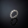 CHIARA FERRAGNI INFINITY LOVE J19AVG050-No.12 Ασημένιο Δαχτυλίδι Με Άσπρες Καρδιές