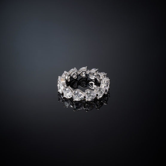 CHIARA FERRAGNI INFINITY LOVE J19AVG05010 Ασημένιο Δαχτυλίδι Με Καρδιές 2