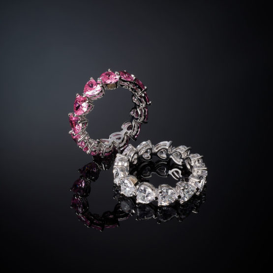 CHIARA FERRAGNI INFINITY LOVE J19AVG05010 Ασημένιο Δαχτυλίδι Με Καρδιές 5