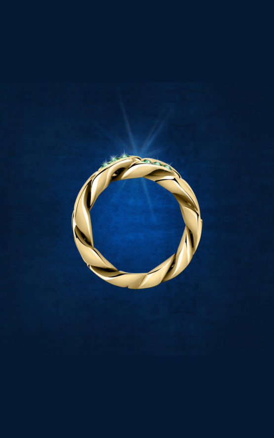 CHIARA FERRAGNI J19AUW49014 Χρυσό Δαχτυλίδι Αλυσίδα 2