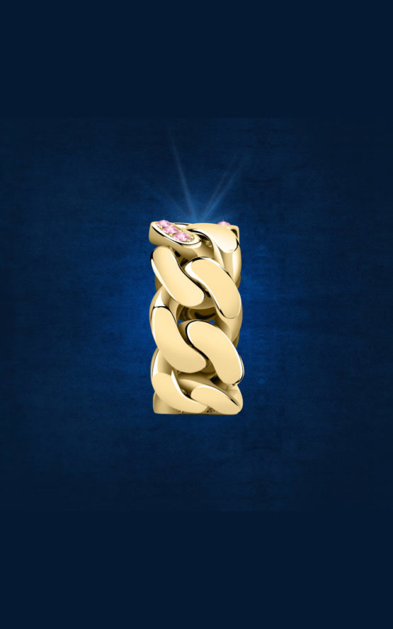 CHIARA FERRAGNI J19AUW52014 Χρυσό Δαχτυλίδι Αλυσίδα 3
