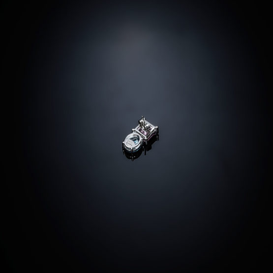 CHIARA FERRAGNI J19AVS04 Ασημένια Σκουλαρίκια Με Δίχρωμες Πέτρες 2