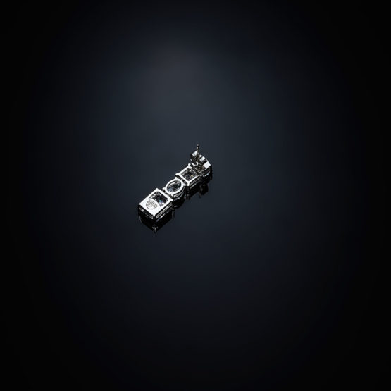 CHIARA FERRAGNI J19AVU03 Ασημένια Σκουλαρίκια Με Πέτρες 2