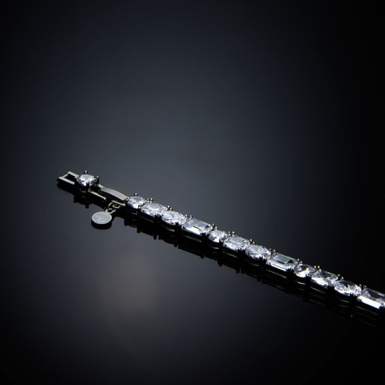 CHIARA FERRAGNI J19AVU05 Ασημένιο Βραχιόλι Με Πέτρες 2