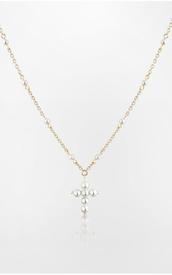 CHIARA FERRAGNI PERLA J19AWC22 Κολιέ Χρυσό Με Πέρλες