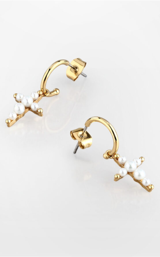 CHIARA FERRAGNI PERLA J19AWC24 Σκουλαρίκια Χρυσά Με Πέρλες