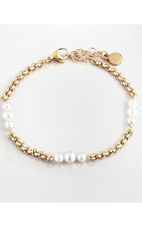 CHIARA FERRAGNI PERLA J19AWC26 Βραχιόλι Χρυσό Με Πέρλες