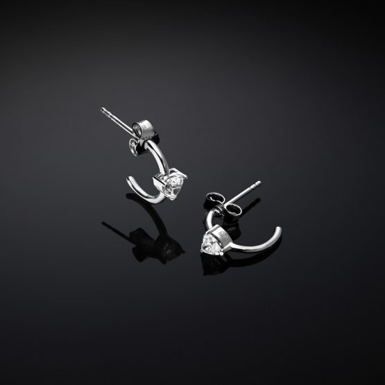 CHIARA FERRAGNI SILVER COLLECTION J19AXD04 Ασημένια Σκουλαρίκια Με Πέτρα