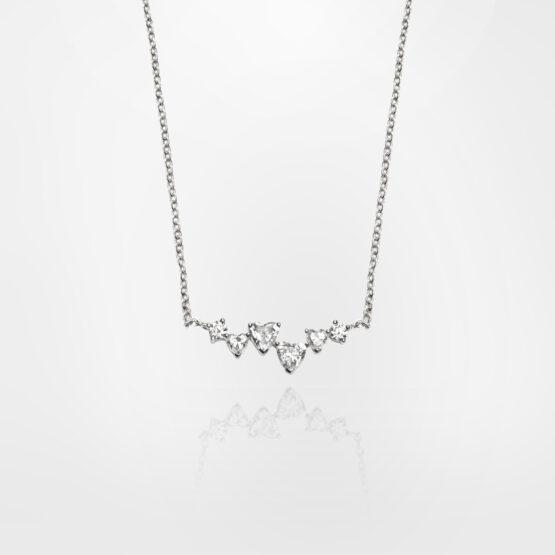 CHIARA FERRAGNI SILVER COLLECTION J19AXD17 Κολιέ Ασημένιο Με Καρδιές