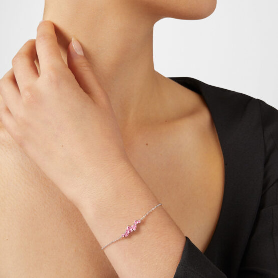 CHIARA FERRAGNI SILVER COLLECTION J19AXD20 Βραχιόλι Ασημένιο Με Καρδιές