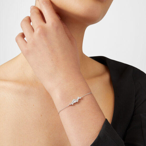 CHIARA FERRAGNI SILVER COLLECTION J19AXD21 Βραχιόλι Ασημένιο Με Καρδιές 2