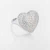 CHIARA FERRAGNI SILVER COLLECTION J19AXD33016 Δαχτυλίδι Ασημένιο Καρδιά Με Πέτρες