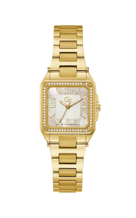 GC COUTOURE SQUARE Y85001L1MF Γυναικείο Ρολόι Quartz Ακριβείας