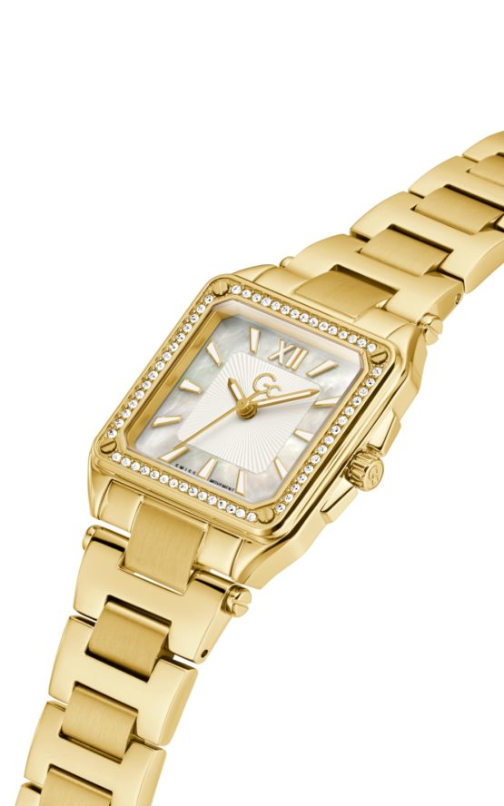 GC COUTOURE SQUARE Y85001L1MF Γυναικείο Ρολόι Quartz Ακριβείας_3