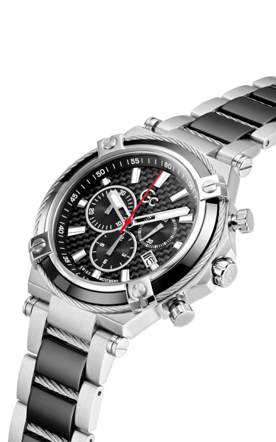 GC CableSport Y89001G2MF Ανδρικό Ρολόι Quartz Χρονογράφος Ακριβείας 4