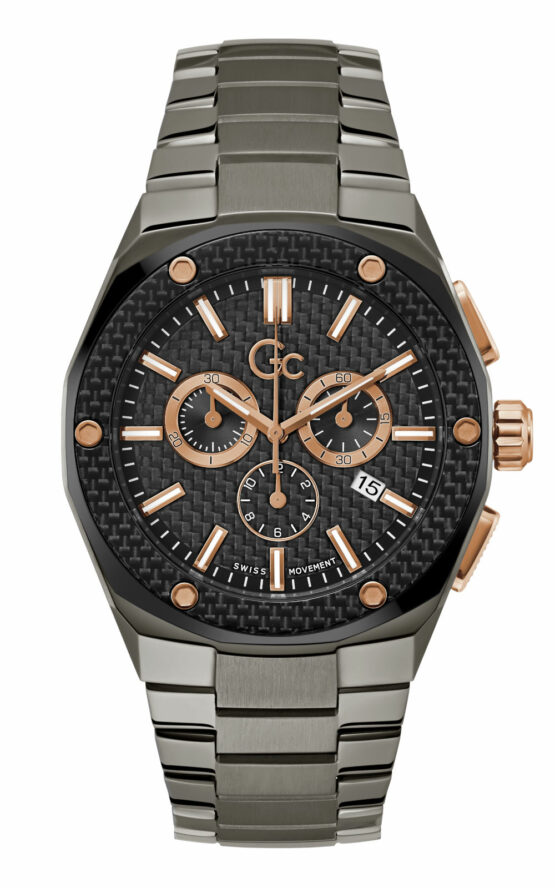 GC Fiber Z37002G2MF Ανδρικό Ρολόι Quartz Χρονογράφος Ακριβείας