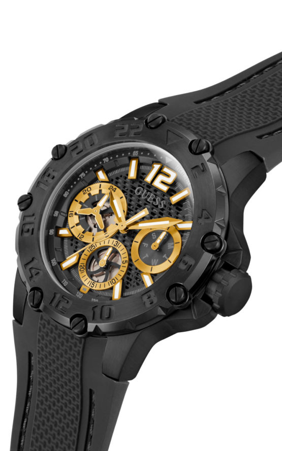 GUESS CONTENDER GW0640G2 Ανδρικό Ρολόι Quartz Multi-Function Ακριβείας 3