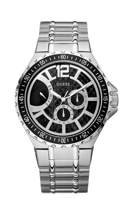 GUESS ELLIPTICAL W17522G1 Ανδρικό Ρολόι Quartz Multi-Function