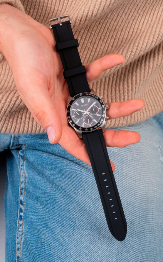 GUESS GW0332G1 Ανδρικό Ρολόι Quartz Multifunction Ακριβείας 5