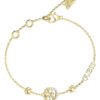 GUESS STEEL 4 LOVE JUBB05039JWYGL Βραχιόλι Χρυσό Με Σχέδιο Και Λογότυπο