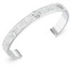 GUESS STEEL 4G SUPREME JUBB06401JWRHL Χειροπέδα Ασημένια Με Πέτρες