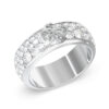 GUESS STEEL 4G SUPREME JUBR06403JWRH52 Δαχτυλίδι Ασημένιο Με Πέτρες Και Λογότυπο