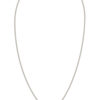 GUESS STEEL BARRIO JUMN06071JWSTBKT/U Κολιέ Ασημένιο Με Μαύρη Ταυτότητα