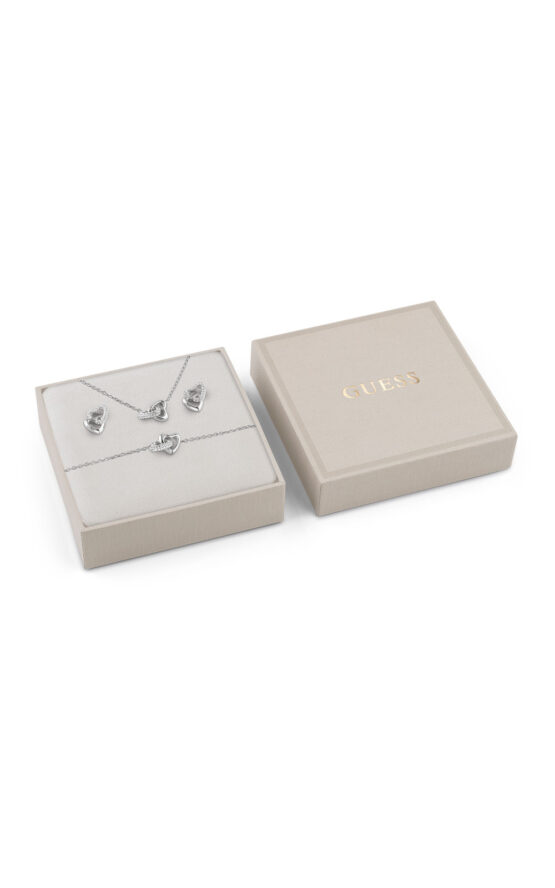 GUESS STEEL BELOVED JUBS06002JWRHS Κουτάκι Με Βραχιόλι-Κολιέ-Σκουλαρίκια
