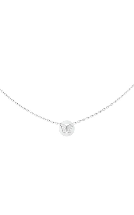 GUESS STEEL BORBOLETA JUBN06134JWRHT/U Κολιέ Ασημένιο Με Πεταλούδα