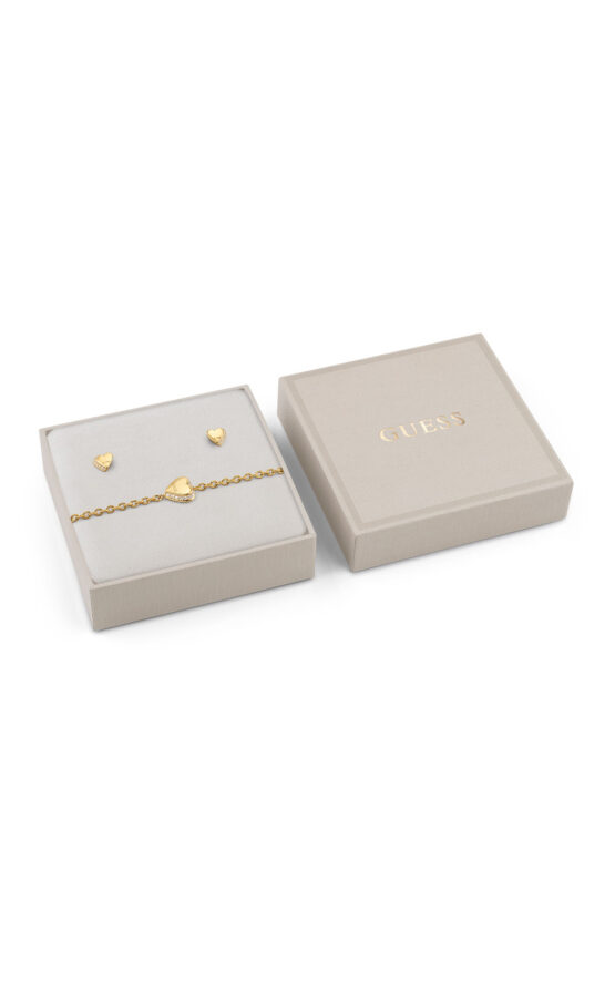 GUESS STEEL BY YOUR SIDE JUBS06006JWYGS Κουτάκι Με Βραχιόλι Και Σκουλαρίκια