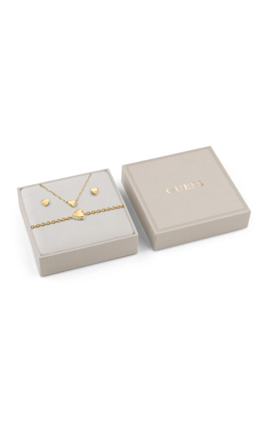 GUESS STEEL BY YOUR SIDE JUBS06008JWYGT/U Κουτάκι Με Βραχιόλι-Κολιέ-Σκουλαρίκια