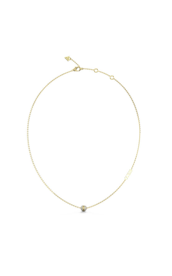 GUESS STEEL CALYPSO JUBN04455JWYGT/U Κολιέ Χρυσό Με Σχέδιο