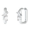 GUESS STEEL CHANDELIER JUBE05361JWRHT/U Σκουλαρίκια Ασημένια Με Πέτρες
