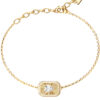 GUESS STEEL CRYSTAL LOVE JUBB06355JWYGL Βραχιόλι Χρυσό Με Καρδιά Με Πέτρες