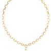 GUESS STEEL CRYSTAL LOVE JUBN06347JWYGPKT/U Κολιέ Χρυσό Με Κρεμαστή Καρδιά