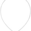 GUESS STEEL CRYSTAL LOVE JUBN06359JWRHT/U Κολιέ Ασημένιο Με Καρδιά