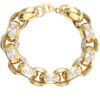 GUESS STEEL DIVINE JUBB06304JWYGL Βραχιόλι Χρυσό Με Πέτρες