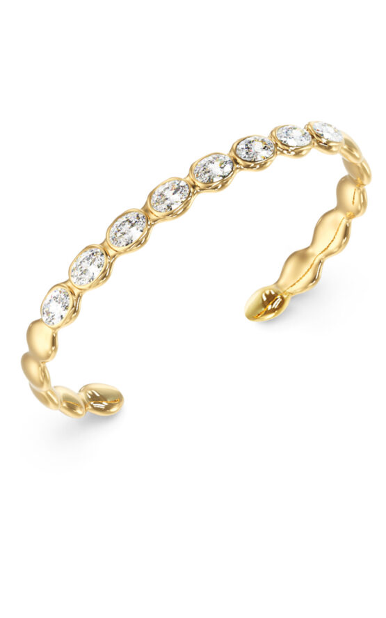GUESS STEEL DIVINE JUBB06310JWYGL Χειροπέδα Χρυσή Με Πέτρες