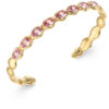 GUESS STEEL DIVINE JUBB06311JWYGRSL Χειροπέδα Χρυσή Με Ροζ Πέτρες
