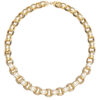 GUESS STEEL DIVINE JUBN06303JWYGT/U Κολιέ Χρυσό Με Πέτρες