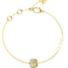 GUESS STEEL FABULOUS ME JUBB05196JWYGL Βραχιόλι Χρυσό Με Σχέδιο Με Πέτρες