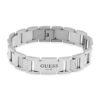GUESS STEEL FRONTIERS JUMB01341JWSTT-U Βραχιόλι Ασημένια Αλυσίδα Με Λογότυπο
